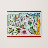 バーモントヴィンテージマップパズル ジグソーパズル (横)