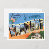 バーモントヴィンテージ大文字葉書 ポストカード (正面/裏面)