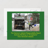 バーモント司法行政委員会:はがき ポストカード (正面/裏面)