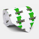 バーモント地図のアウトラインと写真文字 ネクタイ (ロール)