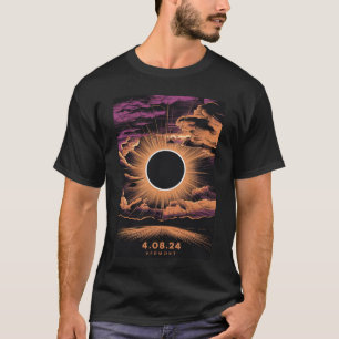 バーモント太陽の皆食 Tシャツ