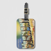 バーモント州からの挨拶 ラゲッジタグ (正面縦)