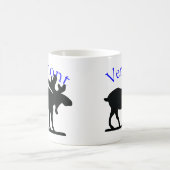 バーモント州のヘラジカ コーヒーマグカップ (中央)