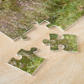 バーモント州の校舎屋根付き橋 ジグソーパズル (側面)