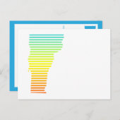 バーモント州の穏やかな色褪せ ポストカード (正面/裏面)