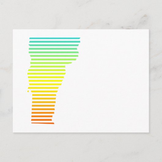 バーモント州の穏やかな色褪せ ポストカード (正面)