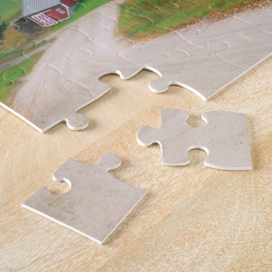 バーモント州アメリカサウスタウン近くのシュガーハウス ジグソーパズル (側面)