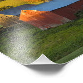 バーモント州ウッドストックにあるジェンネ農場。秋。2 フォトプリント            (角)