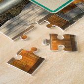 バーモント州ウッドストックの高速道路シンボルや象徴 ジグソーパズル (側面)