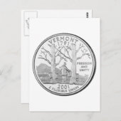 バーモント州クォーター ポストカード (正面/裏面)