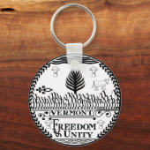 バーモント州シールキーチェーン キーホルダー (正面)