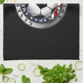 バーモント州ジェネレーションXアメリカンサッカー キッチンタオル (折り畳み)