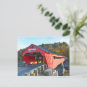 バーモント州タフツビルカバーブリッジ ポストカード (スタンド正面)