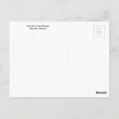 バーモント州タフツビルカバーブリッジ ポストカード (裏面)