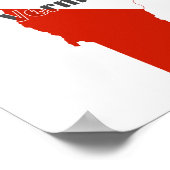 バーモント州ダイブ国旗 ポスター (角)