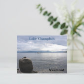 バーモント州チェンプレイン湖 ポストカード (スタンド正面)