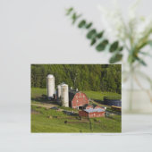 バーモント州バーネットセンターの農場。コネチカット州 ポストカード (スタンド正面)