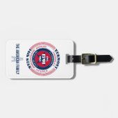 バーモント州パーソナライズされたギフト荷物タグ ラゲッジタグ (正面横)