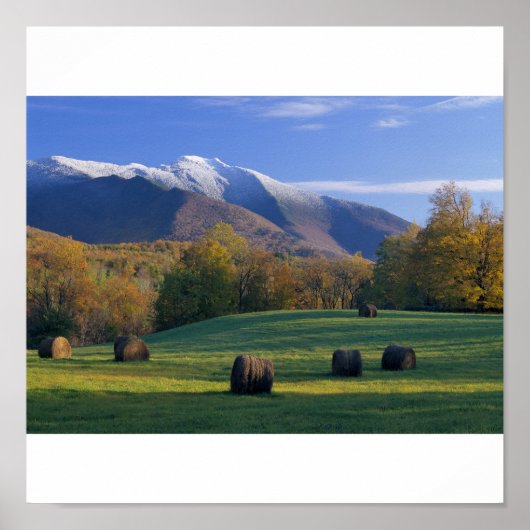 バーモント州マンシフィールド山の3つの季節 ポスター (正面)