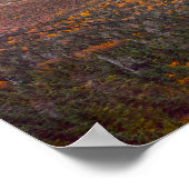 バーモント州山マンズフィールドから秋の眺め ポスター (角)