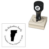 バーモント州差出人住所ゴム印 ラバースタンプ (押印)