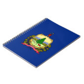 バーモント州旗を持つノート州 ノートブック (左側)