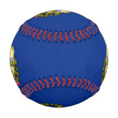 バーモント州旗を持つ愛国野球 野球ボール (裏面)