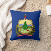 バーモント州旗アメリカのモージョピロー クッション (ブランケット)