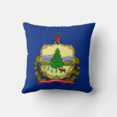 バーモント州旗アメリカのモージョピロー クッション (裏面)