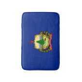 バーモント州旗デザイン バスマット (正面縦)