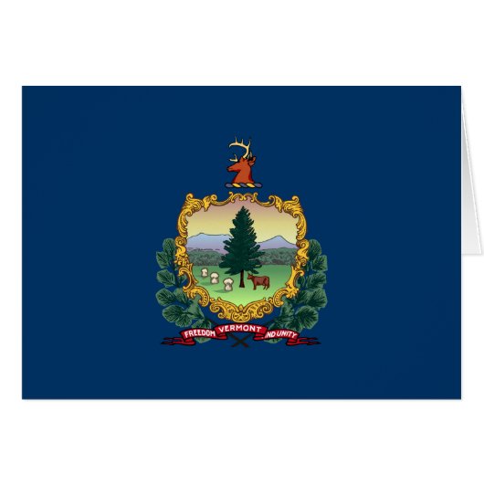 バーモント州旗 (正面横)