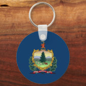 バーモント州旗 キーホルダー (正面)