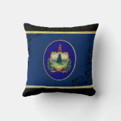 バーモント州旗 クッション (裏面)