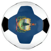 バーモント州旗 サッカーボール (回転)