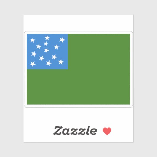 バーモント州旗 シール (シート)