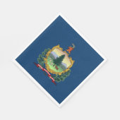 バーモント州旗 スタンダードランチョンナプキン (角)