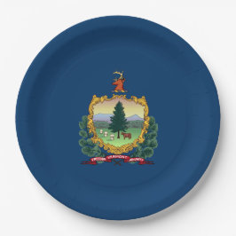バーモント州旗 ペーパープレート