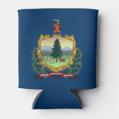 バーモント州旗 缶クーラー (正面)