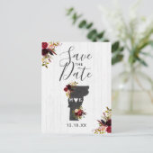 バーモント州素朴の保存先の日付 案内ポストカード (スタンド正面)