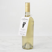 バーモント州結婚ズ・ウェルカム・フェイバー ボトルネックタグ (アングル)