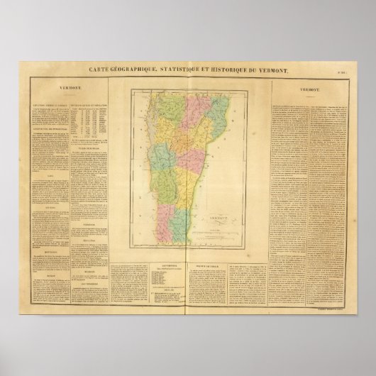 バーモント州 ポスター (正面)