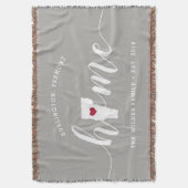 バーモント州 自宅 おしゃれ スローブランケット (正面縦)