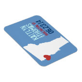 バーモント日付の保存 – カスタマイズ可能な都市 マグネット (右側)