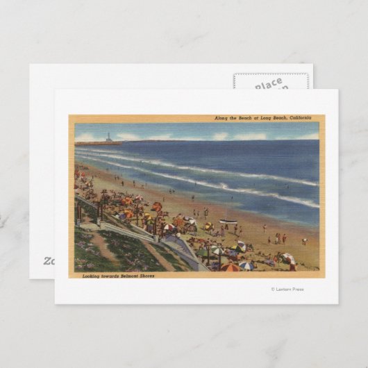 バーモント海岸を眺めているサンバザース ポストカード (正面/裏面)