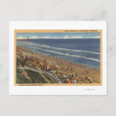 バーモント海岸を眺めているサンバザース ポストカード (正面)