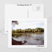 バーモント湖畔 ポストカード (正面/裏面)