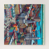 バーモント漫画ブックスタイルアート ジグソーパズル (横)