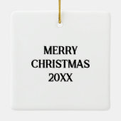 バーモント漫画ブックスタイルアート セラミックオーナメント (裏面)