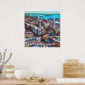 バーモント漫画ブックスタイルアート ポスター (キッチン)