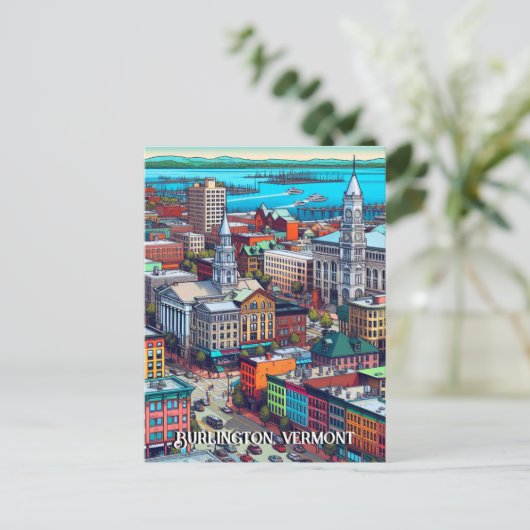 バーモント漫画ブックスタイルアート ポストカード (スタンド正面)